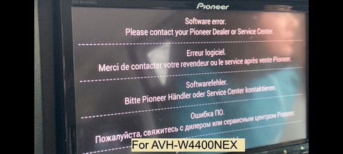 Pioneer avh w4400nex card - avh-w4400nex, sd