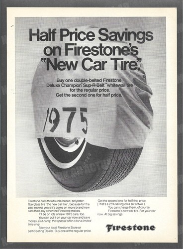 Firestone tires 1974 trade - tires,