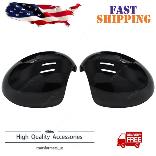 Gloss black wing mirror cover - wing,