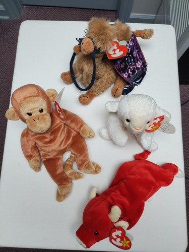 Lot vintage beanie - 4, babies