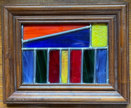Stained glass panel - stained, in