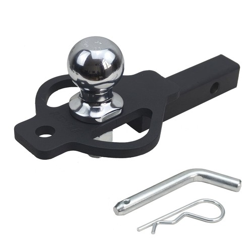 Trailer hitch ball mount with - mount,