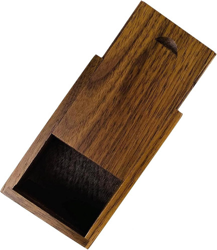 Small wooden box - small, sliding
