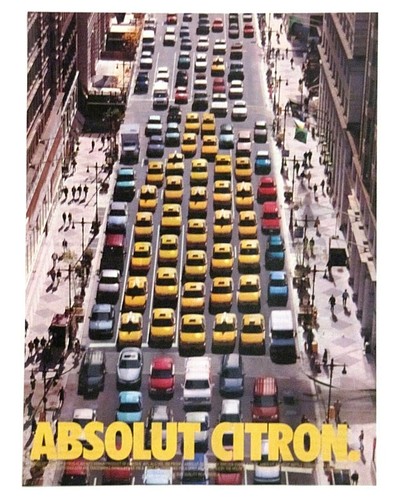 1999 absolut citron vodka - 1999,