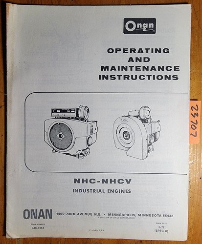Onan nhc nhcv - nhc,