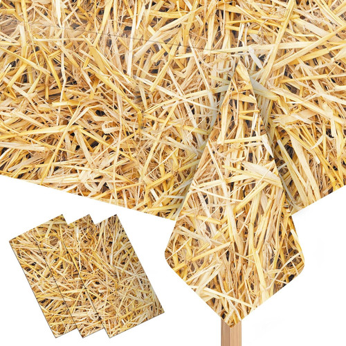 3pcs straw tablecover hay - 3pcs,