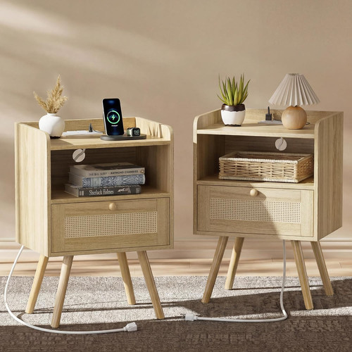 Nightstands set night - of,