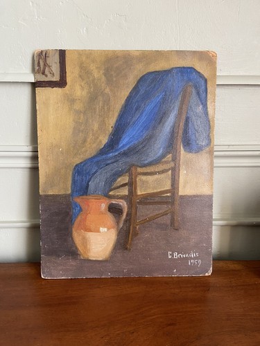 Vintage french still - vintage, oil