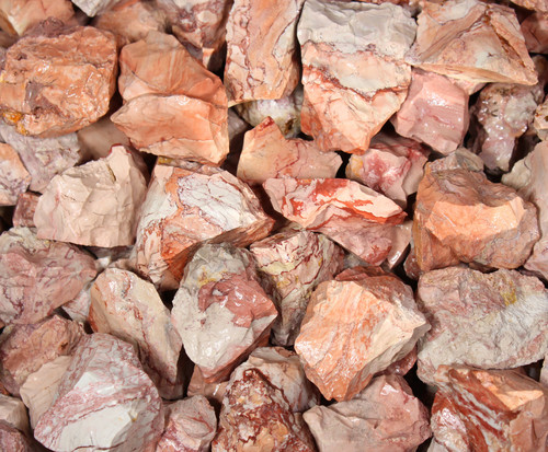 Pastel jasper rough rocks - pastel,