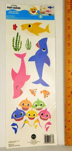 Baby shark 9pc - shark, stick