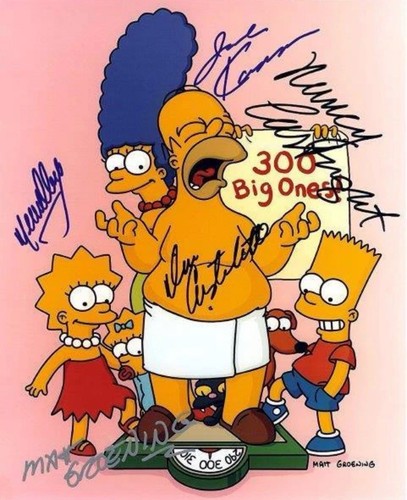 Reprint the simpsons cast - -,