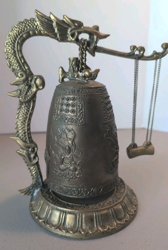 Vtg bronze buddhist - vtg., temple