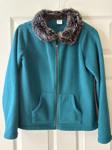 Gymboree girls blue green zip - blue,
