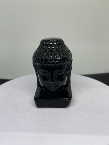 Obsidian buddha head 128 - head,