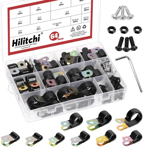 130pcs sizes vinyl coated - 130pcs,