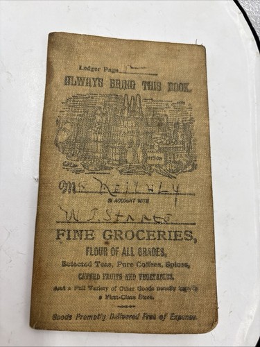 Vintage store ledger book - ledger,