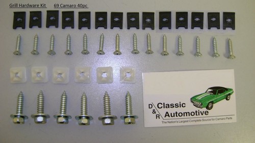 1969 camaro grille hardware - camaro,