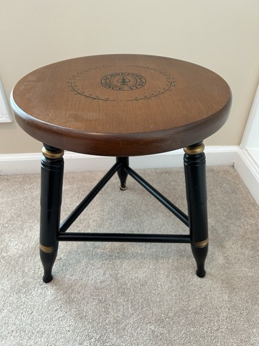 Mcm vintage hitchcock stool - hitchcock,