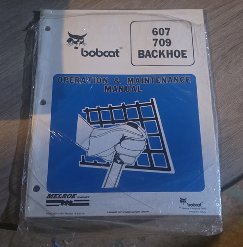 Bobcat 607 709 - backhoe, loader