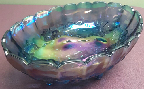 Vintage iridescent blue - iridescent,
