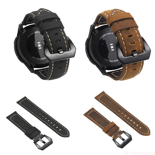 22mm genuine leather watch - 22mm,