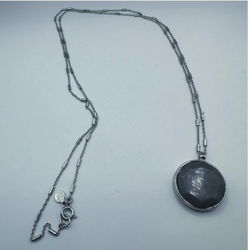 Loft silver chain - purple, white