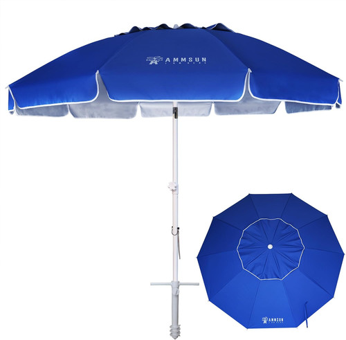 Feet large beach - beach, umbrella