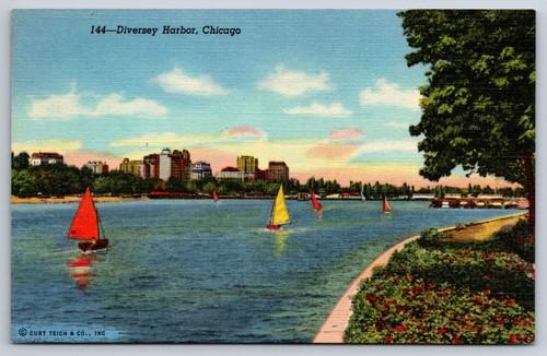 Chicago postcard - postcard,