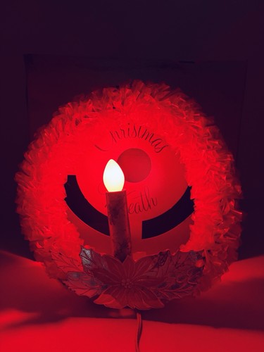 Vintage electric wreath red - electric, of