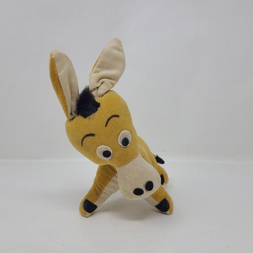 Vintage japan donkey plush toy - vintage,