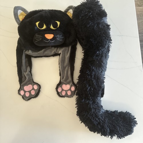 Kids furry black - cat, with