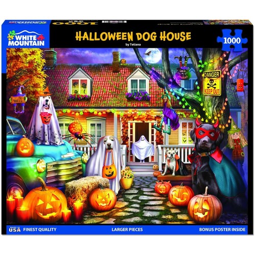White mountain 1000 piece - white,