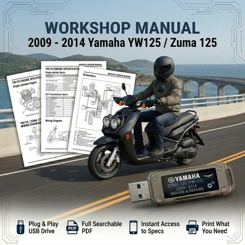 Yamaha yw125 zuma - yw125, 2009