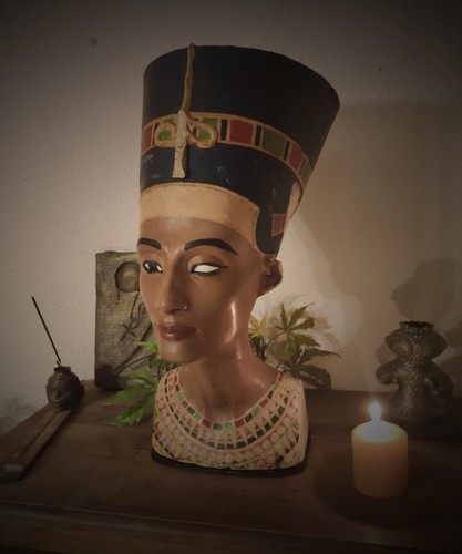 Queen nefertiti bust - bust, egyptian