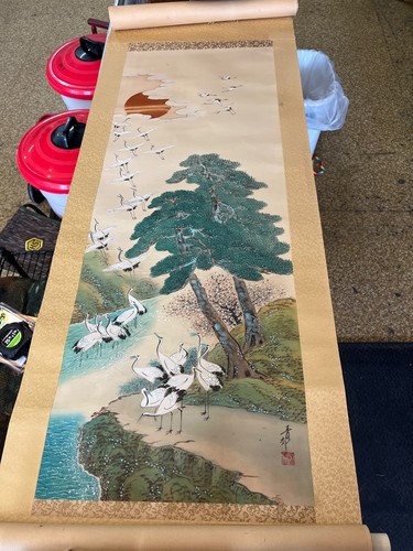 Antique japanese hand painting - antique,