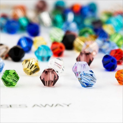 Crystal glass beads 4mm - beads,
