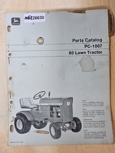 John deere lawn tractor - 60,