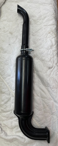 Muffler curved - muffler, w/