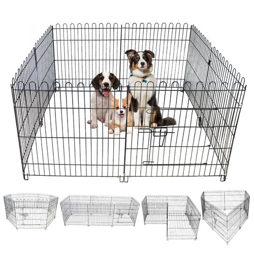 Foldable metal dog playpen - foldable,