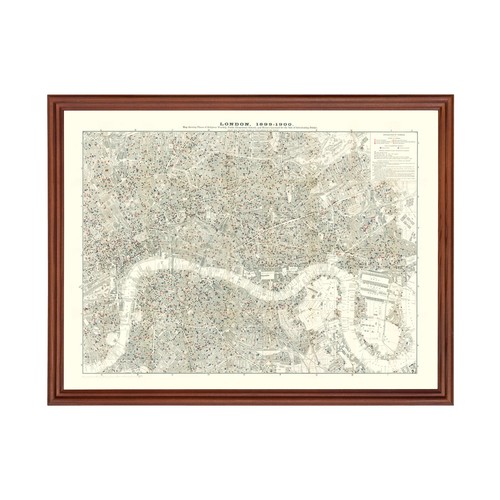 Old map london 1903 - map,