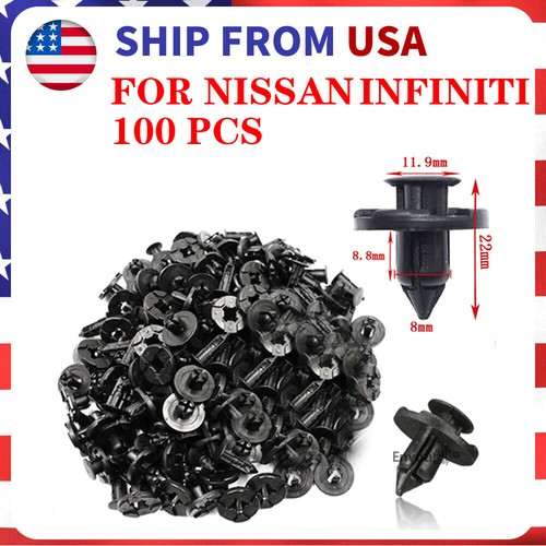 100pcs bumper clips 8mm - 100pcs,