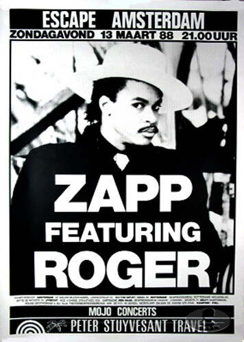 Zapp 1988 tour concert - tour, poster