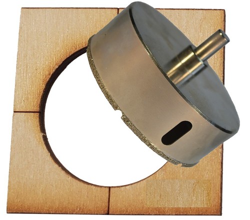 Inch diamond hole - hole, saw