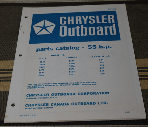 Chrysler outboard parts - chrysler,