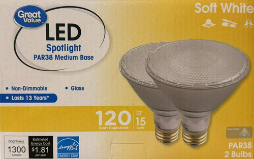 120 watt par38 - 2, 120-watt
