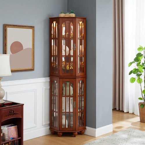 High corner curio - 70",
