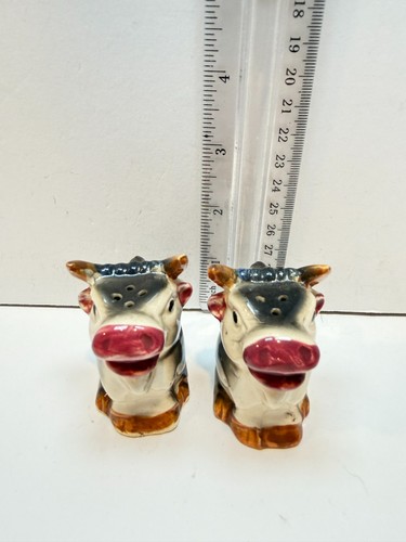 Vintage bull cow - head, salt