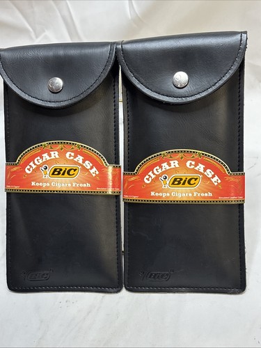 Black bic cigar case - 2x,