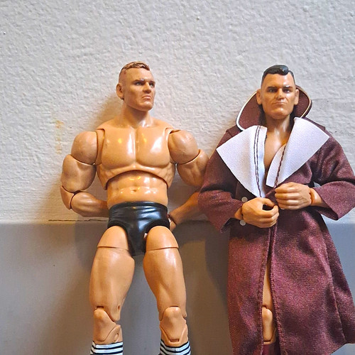 Wrestling action figures - wrestling, set