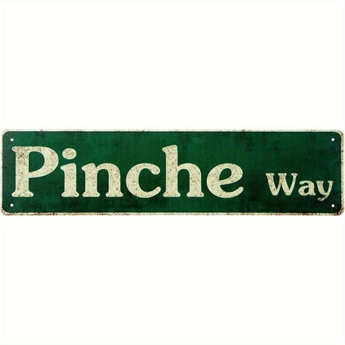 Pinche way green vintage metal - pinche,